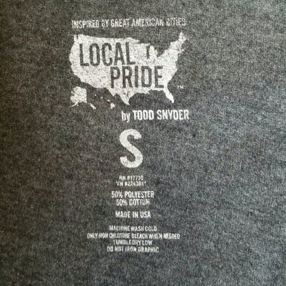 Local Pride Boston Wicked Smaht Gray T Shirt Small - Picture 6 of 8